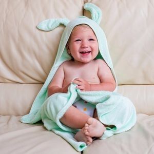 ❤️Organic Baby Hooded Towel and Washcloth Set